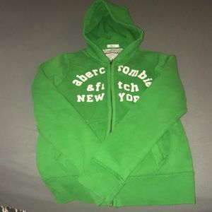 Boys Muscle fit zip hooded sweatshirt